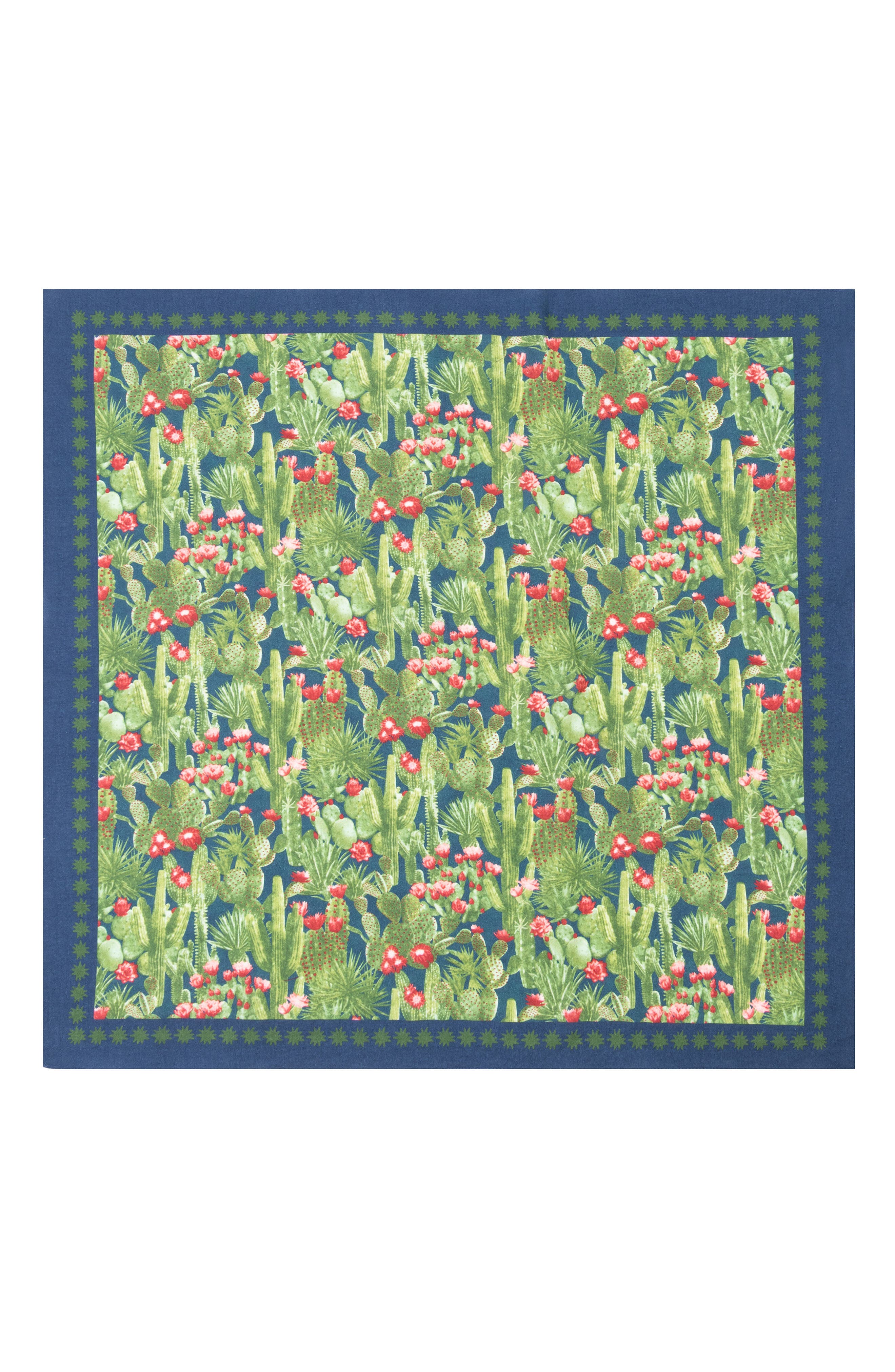 SAACHI Floral Border Square Bandana