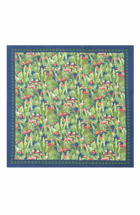SAACHI Floral Border Square Bandana