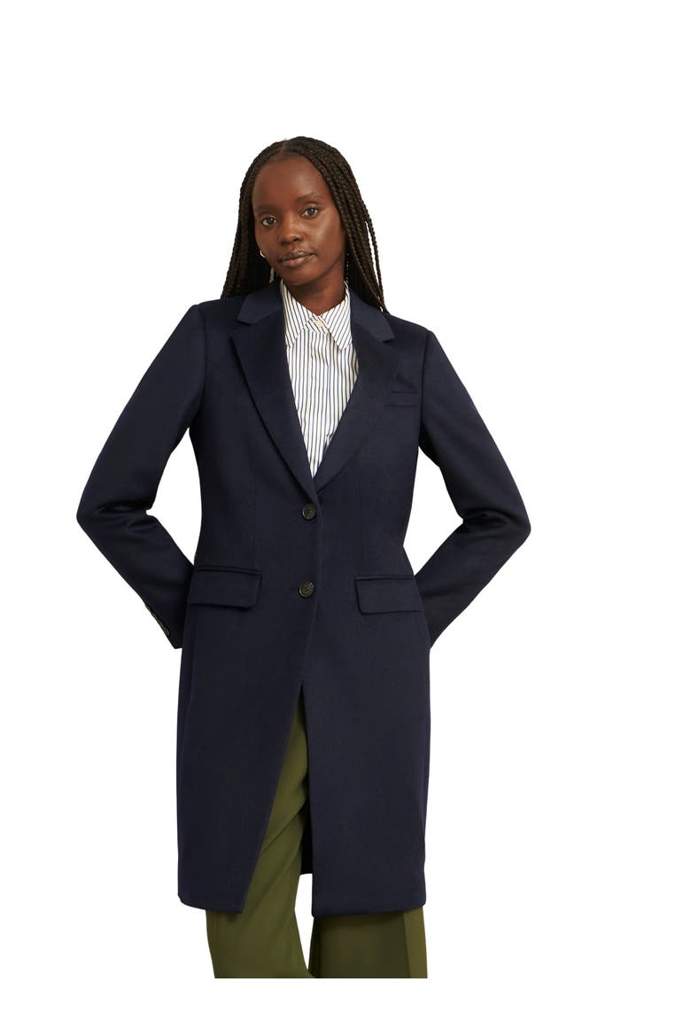 Cavendish Wool Coat, Main, color, NAVY