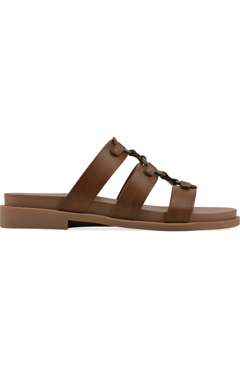 CLIFFS BY WHITE MOUNTAIN Koala Slide Sandal, Alternate, color, Dark Tan Smooth