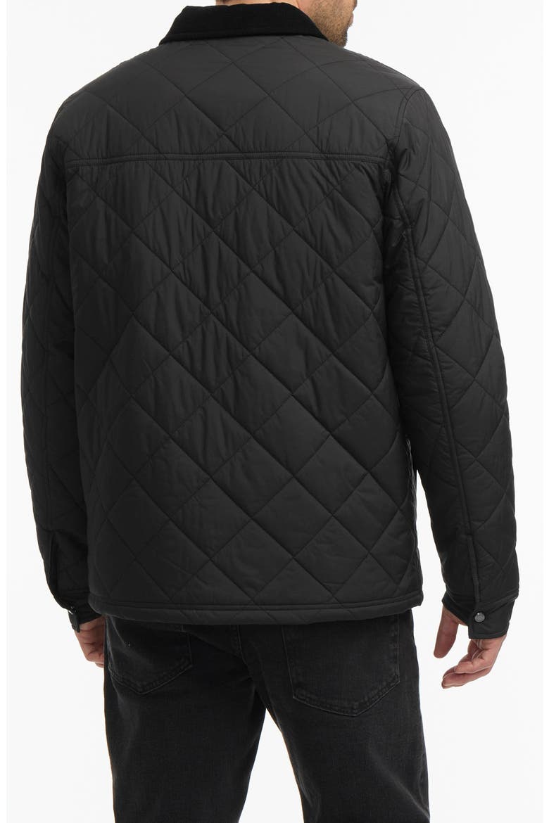 Bell Quilted Jacket, Alternate, color, BLACK