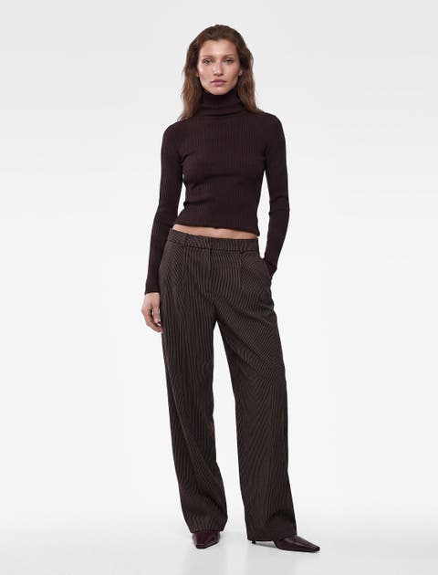 Striped Tailored Trousers