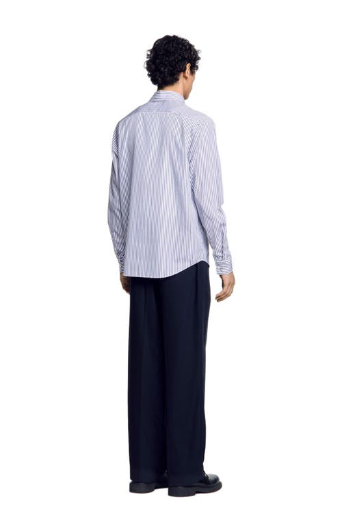 SANDRO SANDRO STRIPED SHIRT