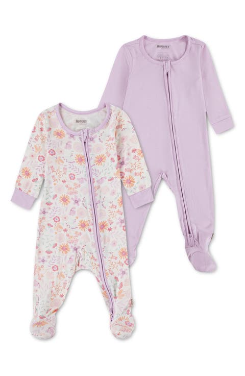 2-Pack Stretch Viscose Footies (Baby)