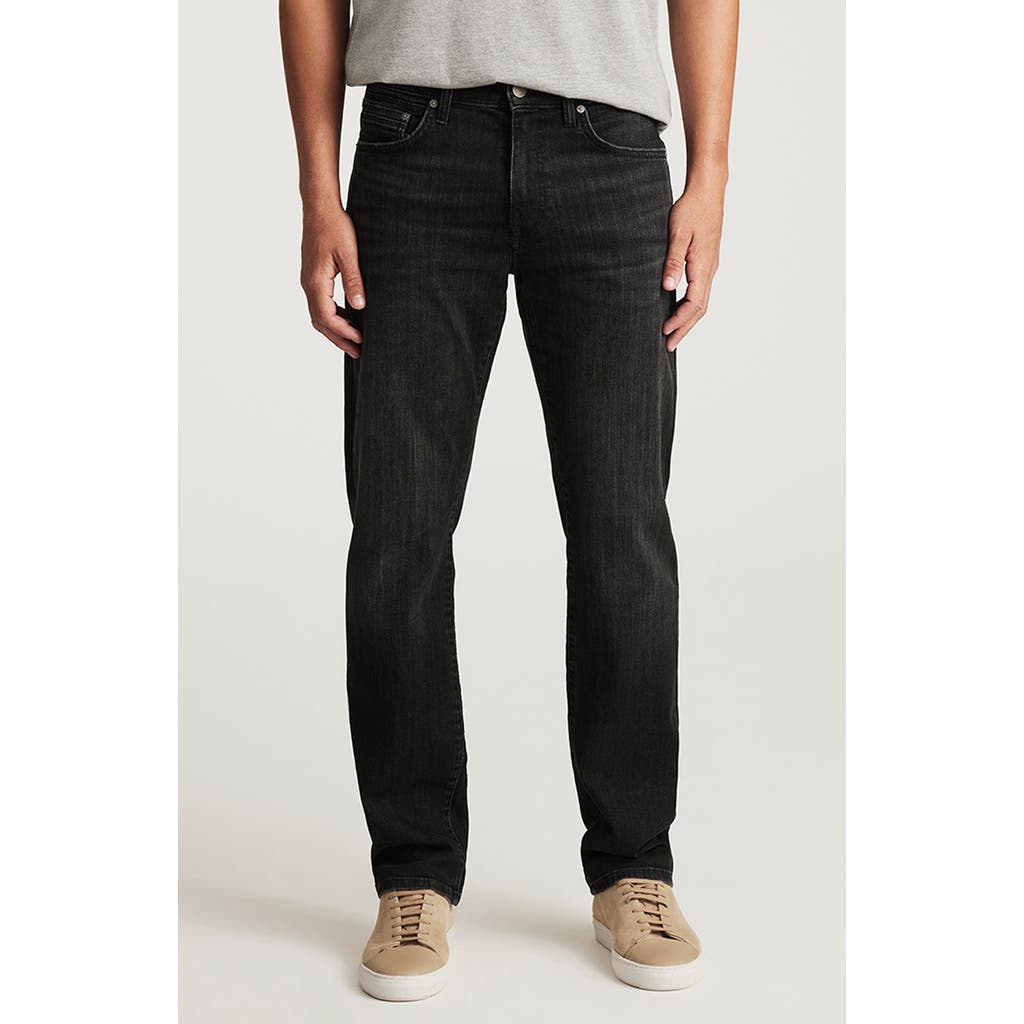 Mavi Jeans Zach Straight Leg Jeans In Black