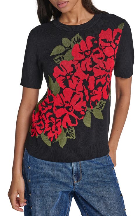 Rose Short Sleeve Sweater