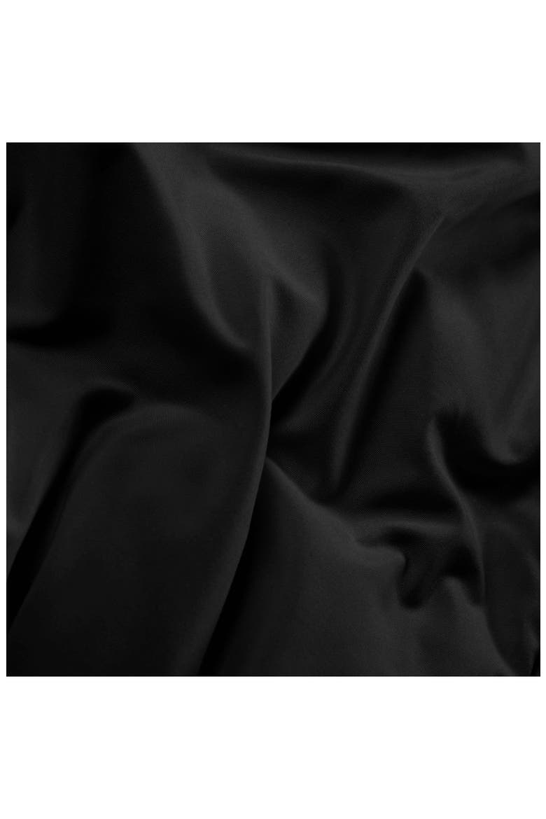 Classic All-Season Reversible Down Alternative Comforter, Alternate, color, BLACK