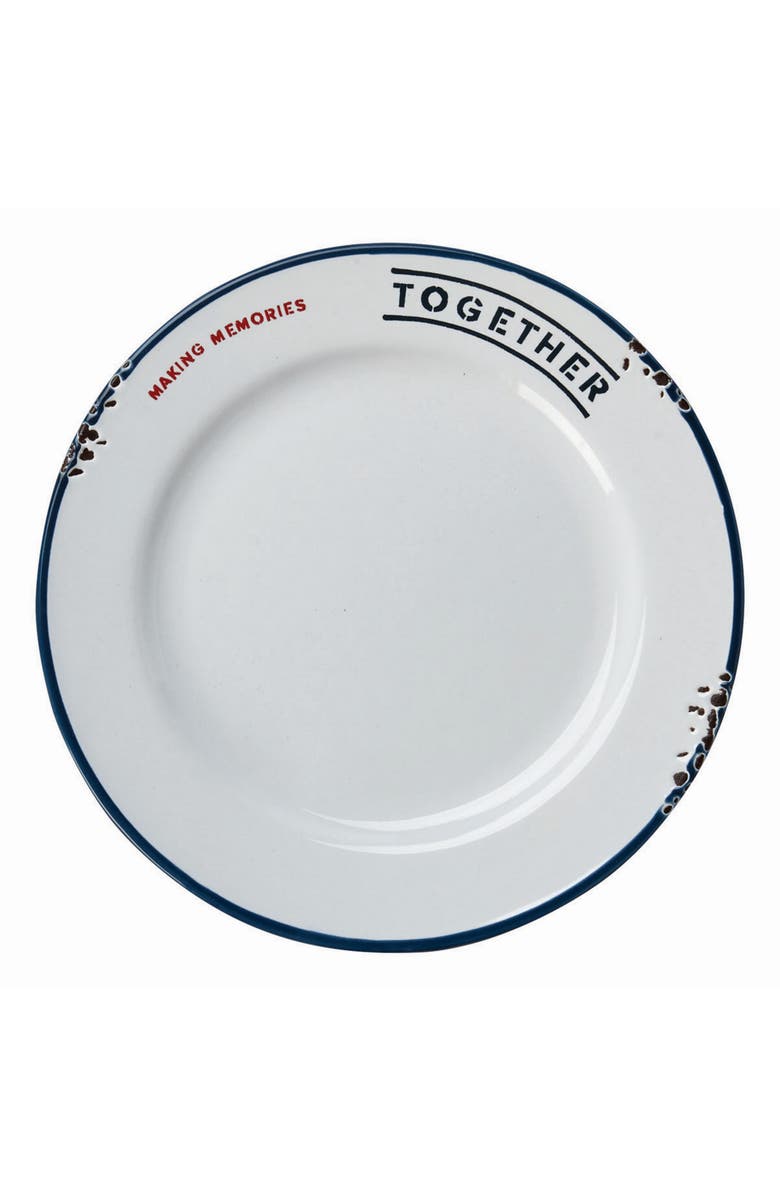 tag Making Memories Multicolor Ceramic Appetizer Plates Set, Main, color, Multicolored