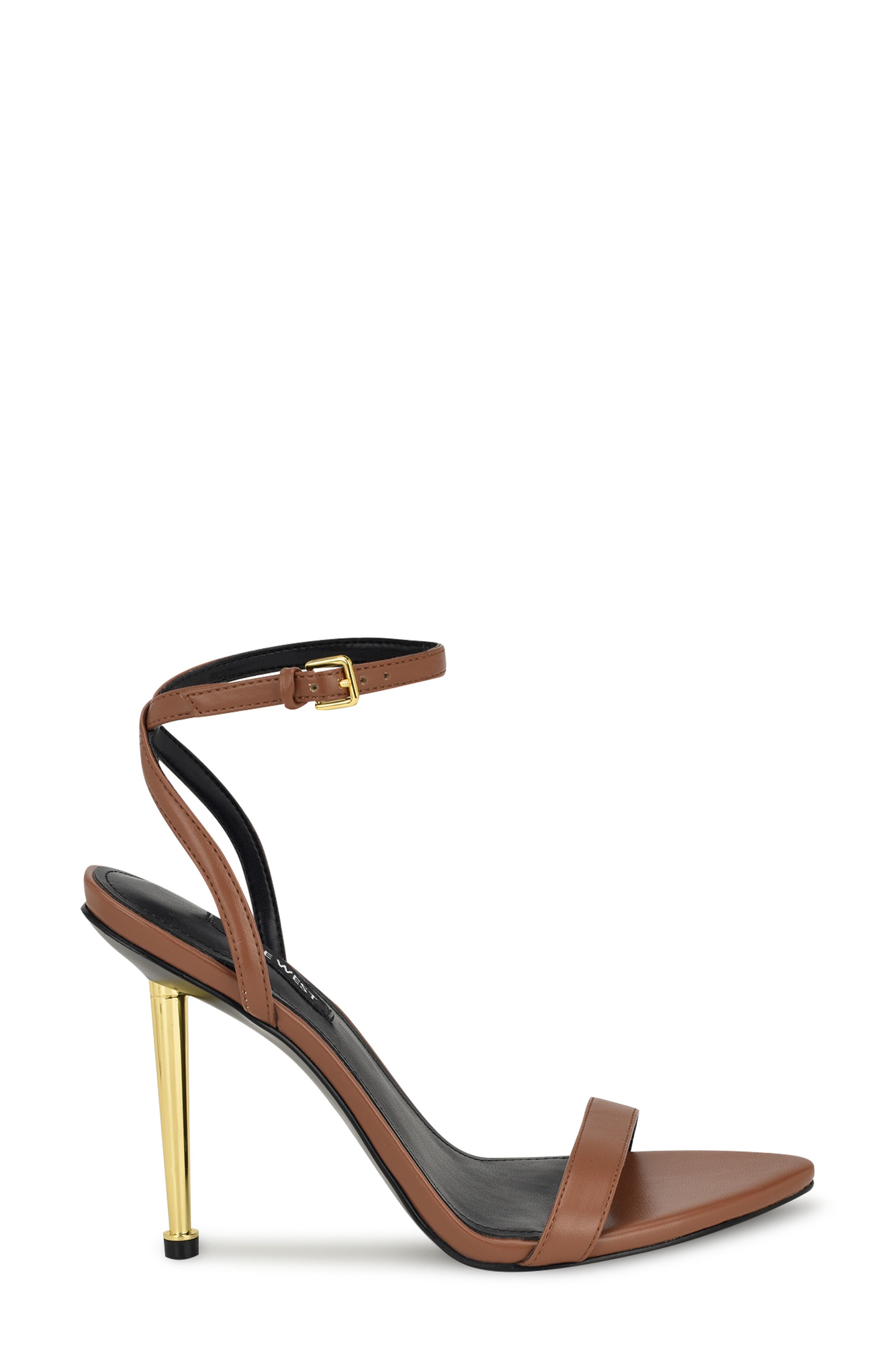 Reina Ankle Strap Sandal, Alternate, color, LIGHT BROWN