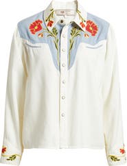 THE GREAT. & Stetson The Embroidered Western Shirt