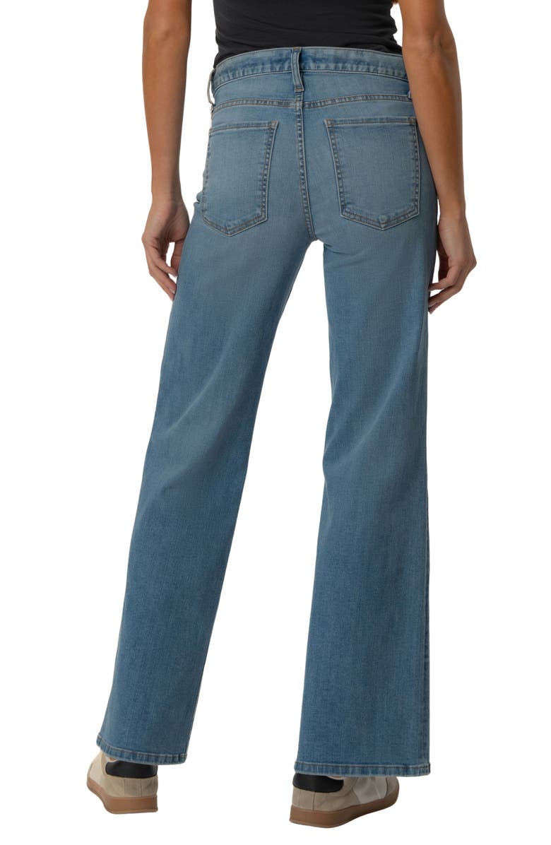 KUT from the Kloth Maya High Waist Wide Leg Jeans, Alternate, color, Protect