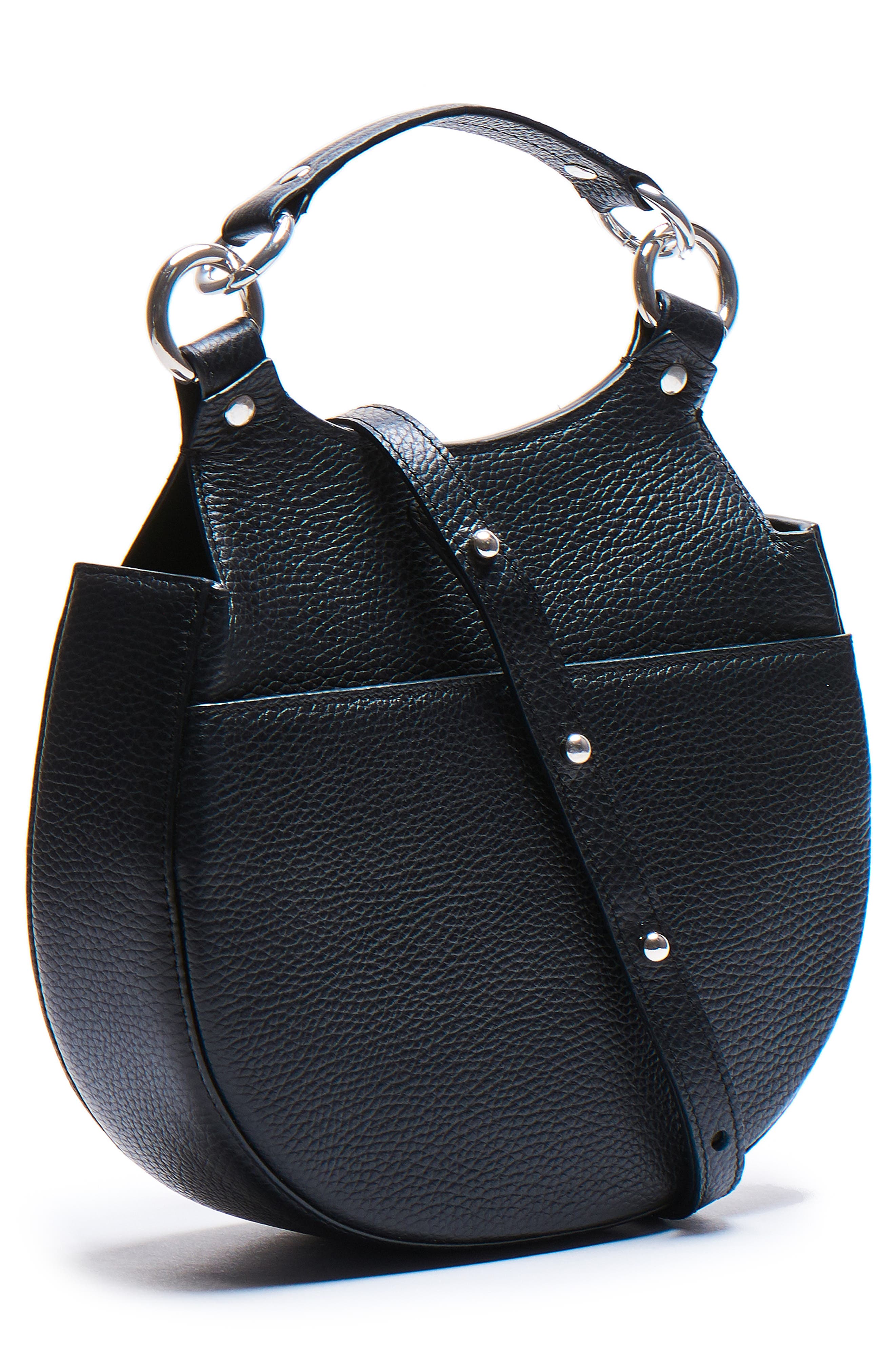 behno Mini Tilda Leather Saddle Bag, Alternate, color, 