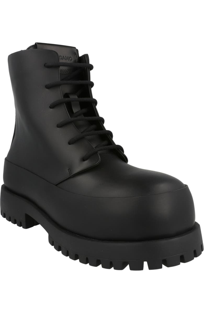 FERRAGAMO Fede Combat Boot, Main, color,