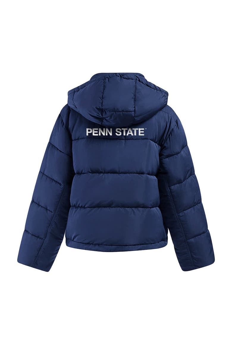 Women's Hype and Vice Navy Penn State Nittany Lions Full-Zip Puffer Jacket, Alternate, color, Navy