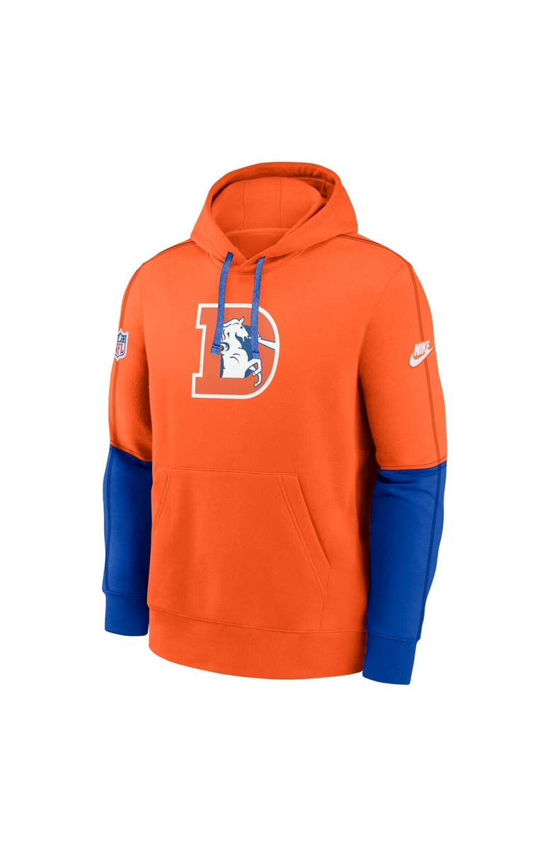 Nike Men's Nike Orange Denver Broncos Alternate Logo Club Pullover Hoodie, Alternate, color, 