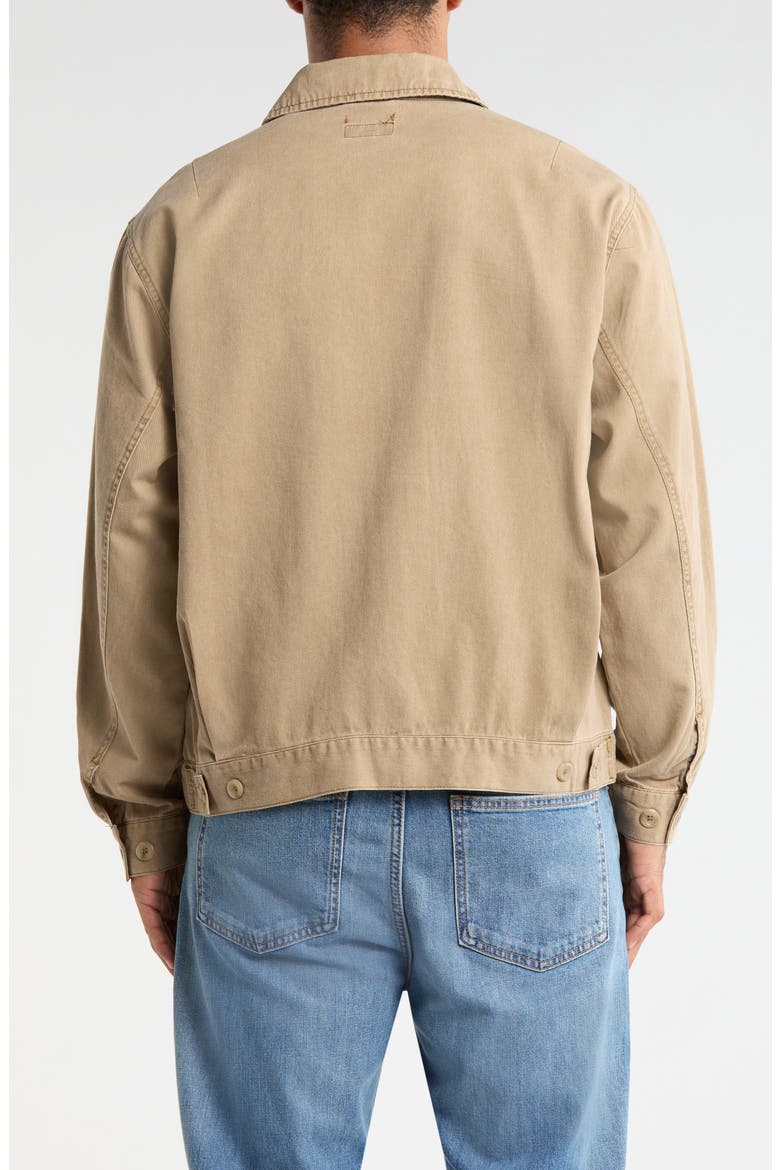 Trademark Cotton Garage Jacket, Alternate, color, WASHED KHAKI