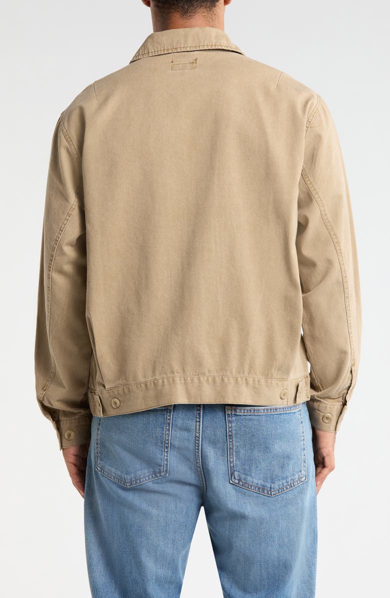 Brixton Trademark Cotton Garage Jacket, Alternate, color, Washed Khaki