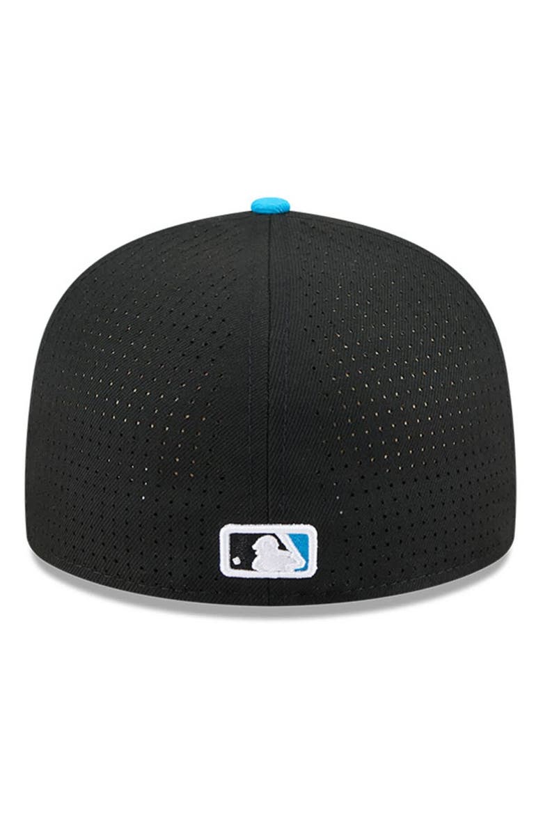 New Era Men's New Era Black/Blue  Miami Marlins 2025 MLB All-Star Game Side Patch 59FIFTY Fitted Hat, Alternate, color, 