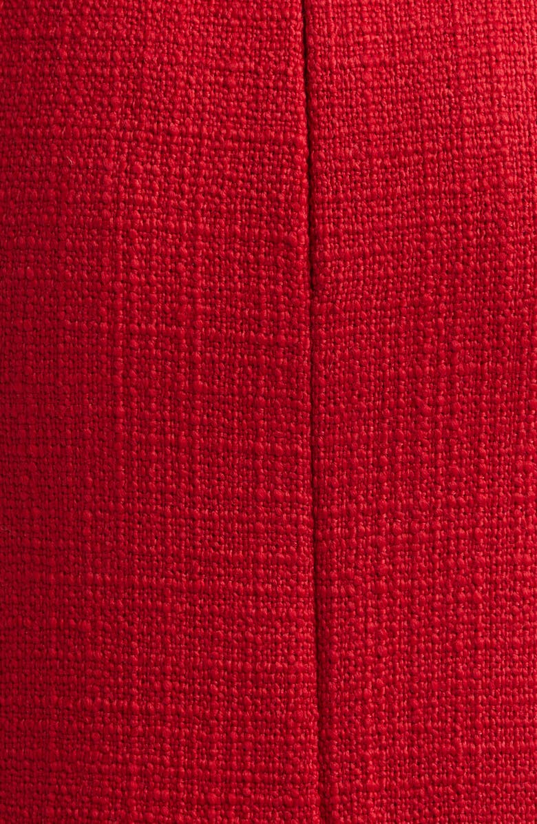 Valentino Virgin Wool Blend Tweed Pencil Skirt, Alternate, color, Pink