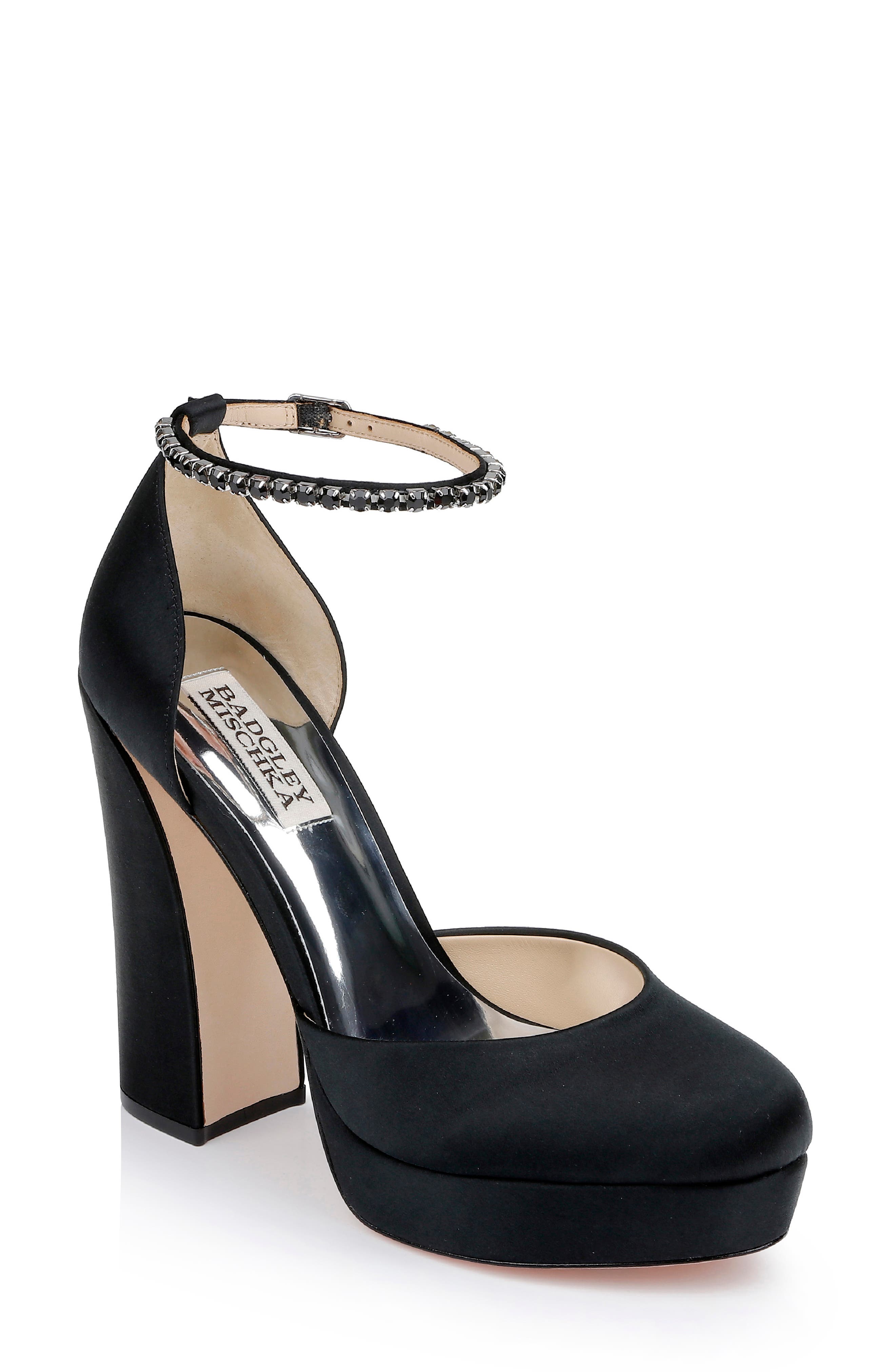 Badgley Mischka Collection Felixa Ankle Strap Platform Sandal, Main, color, 