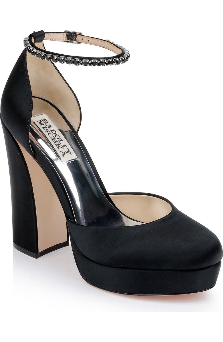 Badgley Mischka Collection Felixa Ankle Strap Platform Sandal, Main, color,