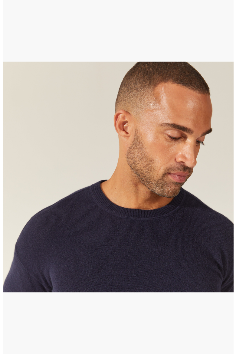 Mateo Cashmere Sweater, Alternate, color, Navy