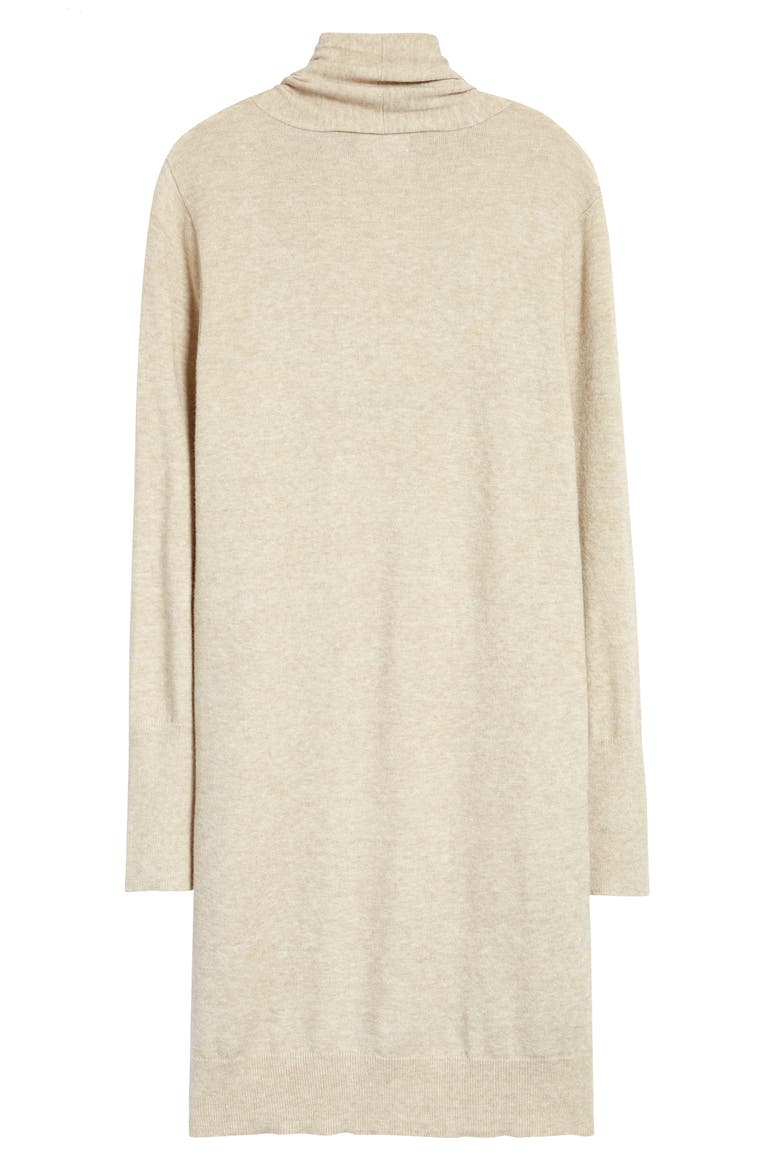 Cozy Long Cardigan, Alternate, color, BEIGE OATMEAL LIGHT HEATHER