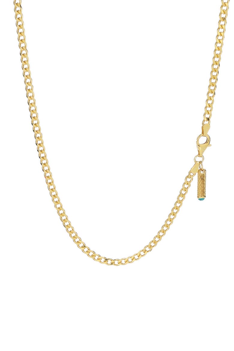 Men's Cuban Chain Necklace, Alternate, color, GOLD