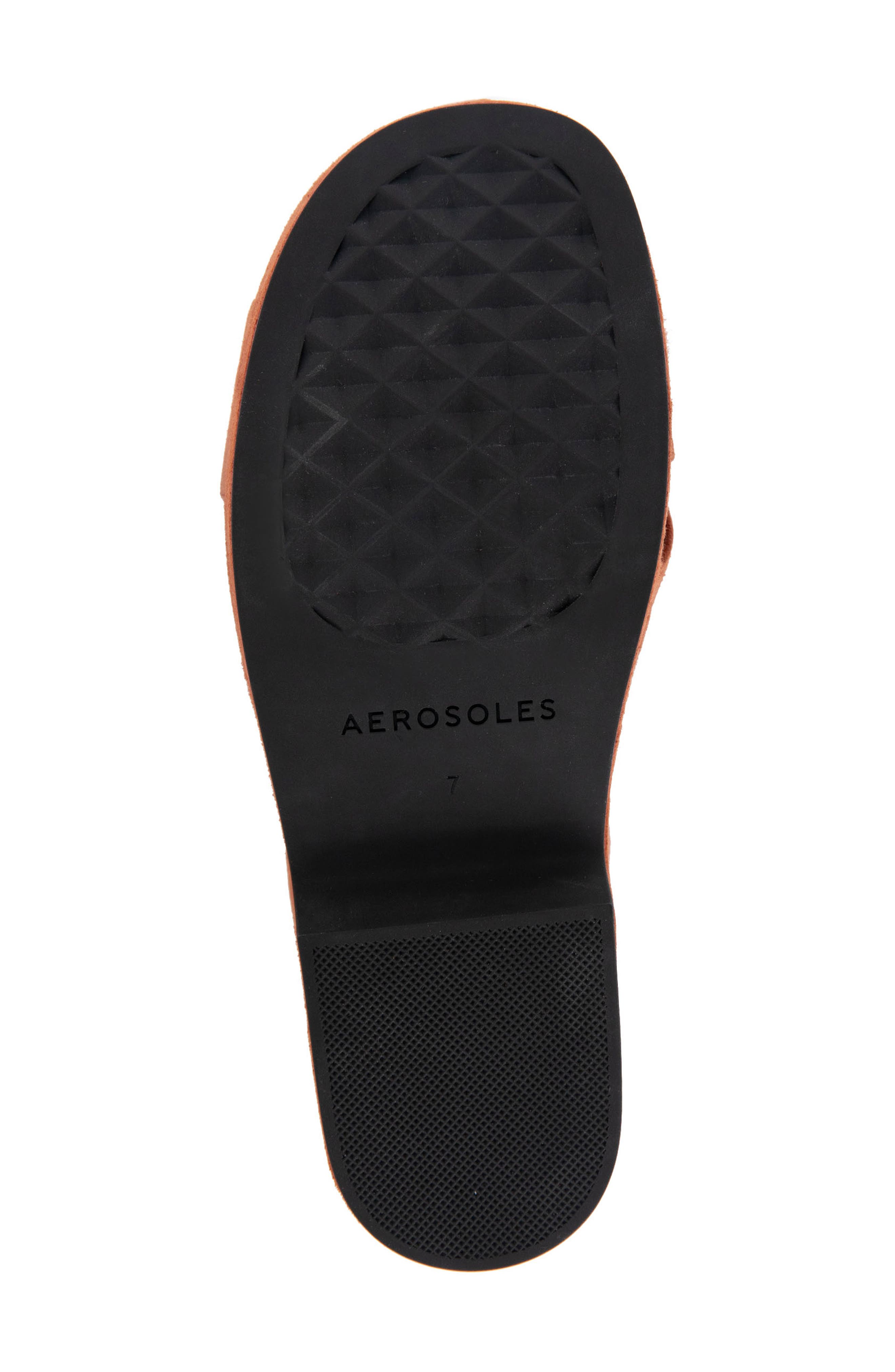 Aerosoles Cora Ankle Strap Platform Sandal, Alternate, color, Rust Suede