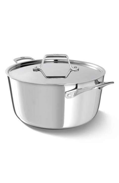 Premier Stainless Steel 6-Qt Stock Pot with Lid