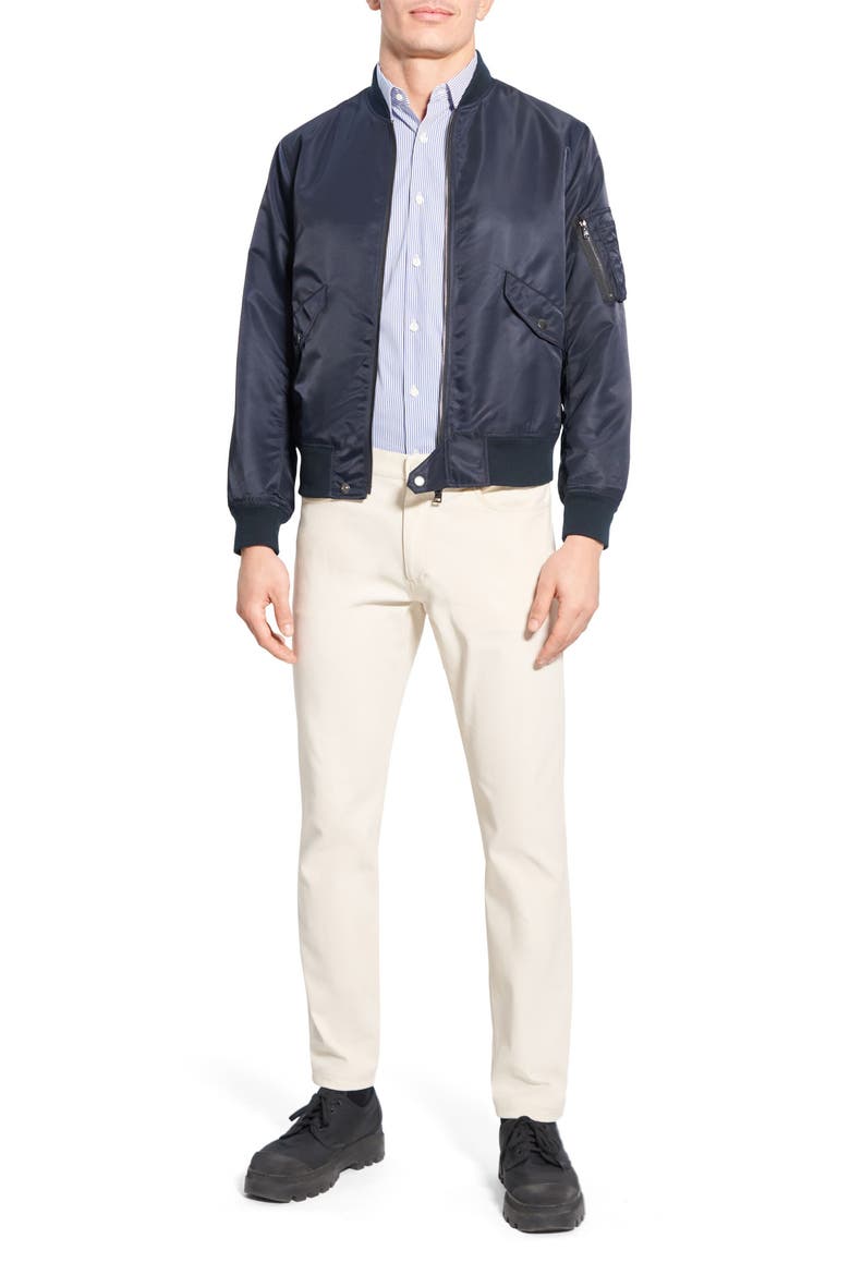 Flight Bomber Jacket, Alternate, color, BALTIC