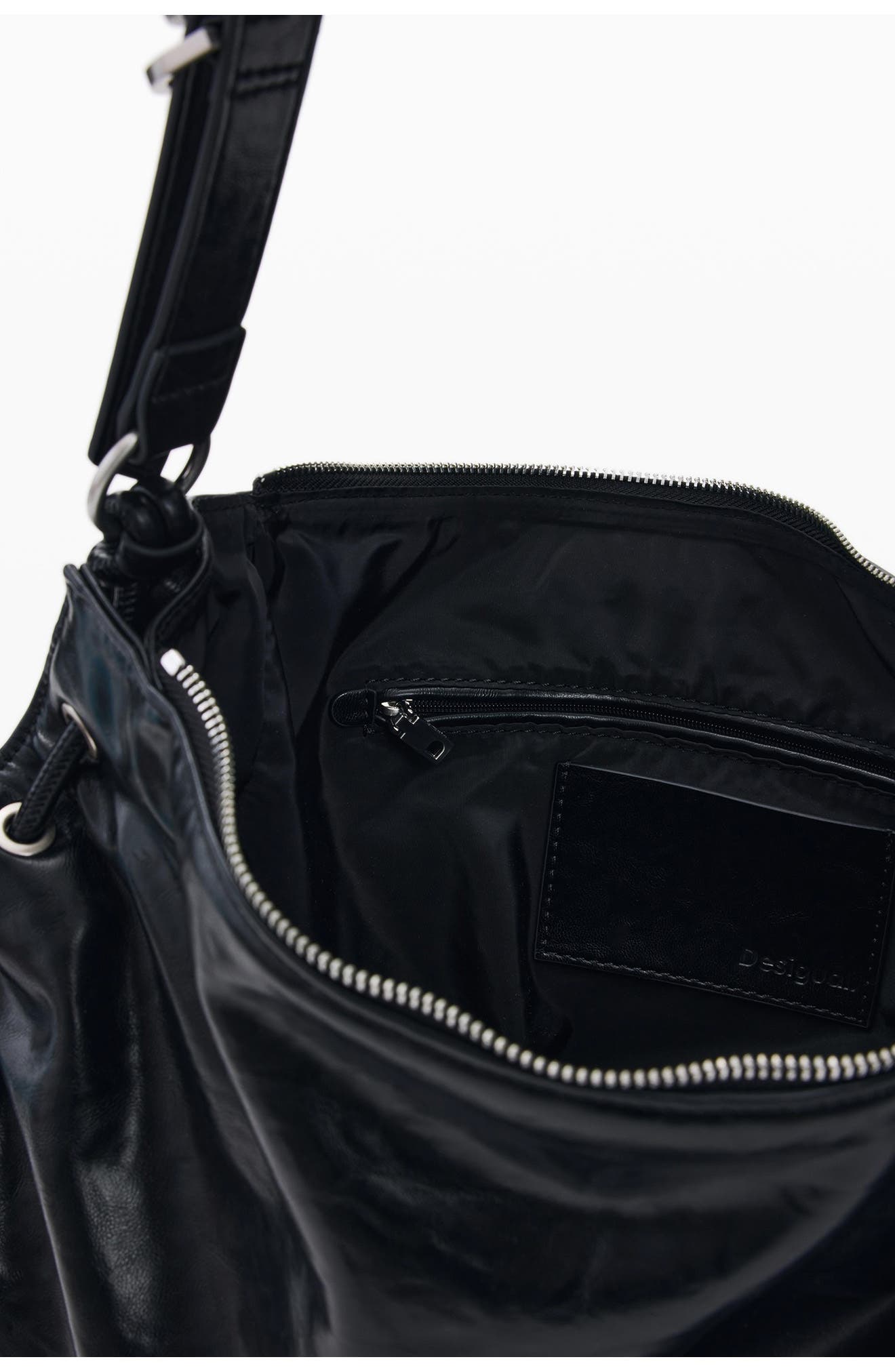 Desigual Charm Strap Faux Leather Shoulder Bag, Alternate, color, 