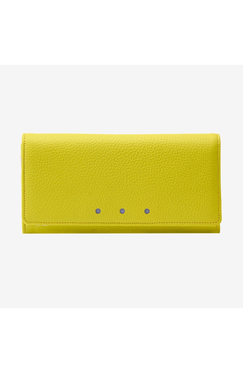 Tusk Ascot Flap Over Wallet, Alternate, color, Lime