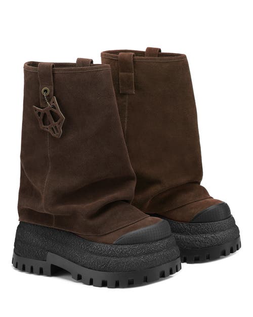 Naked Wolfe Disturb Leather Boot In Animal Print