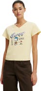 Cotton On Women's The Lcn V Neck Original Graphic Tee