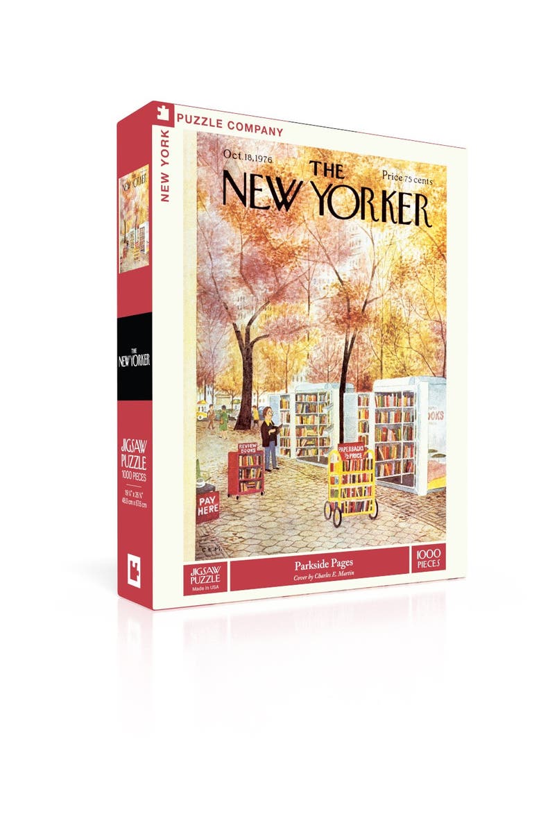 NEW YORK PUZZLE COMPANY Parkside Pages 1000 Piece Puzzle, Alternate, color, NO COLOR
