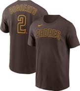 Nike Men's Nike Xander Bogaerts Brown San Diego Padres Name & Number T-Shirt