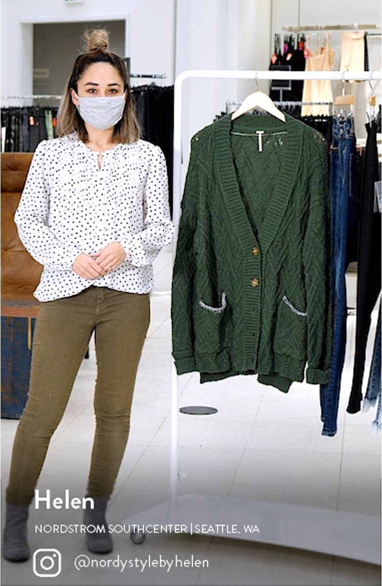 Montana Cable Cotton Cardigan, sales video thumbnail