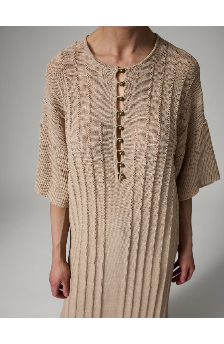 Day Stellan Loose Ribbed Knit Dress, Alternate, color, Cobblestone