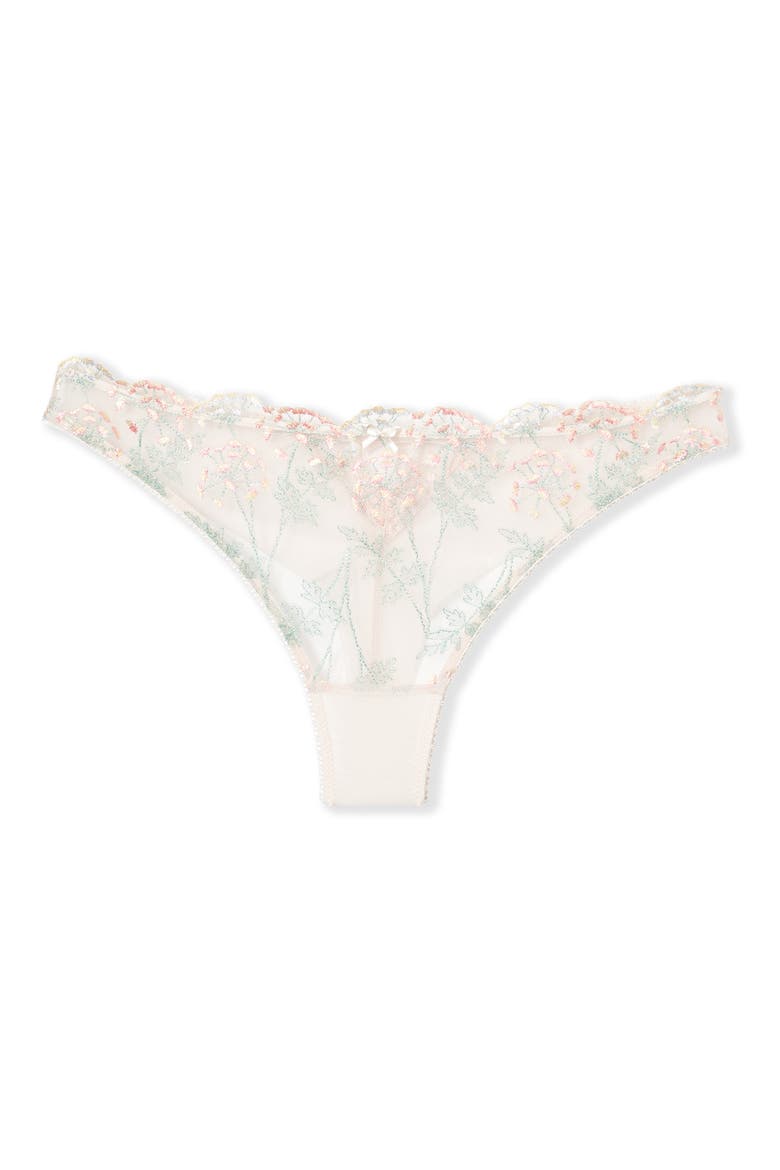 Infusion Embroidered Lace Tanga, Main, color, MULTICOLORED WHITE