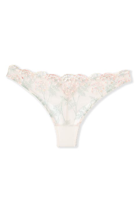 Infusion Embroidered Lace Tanga