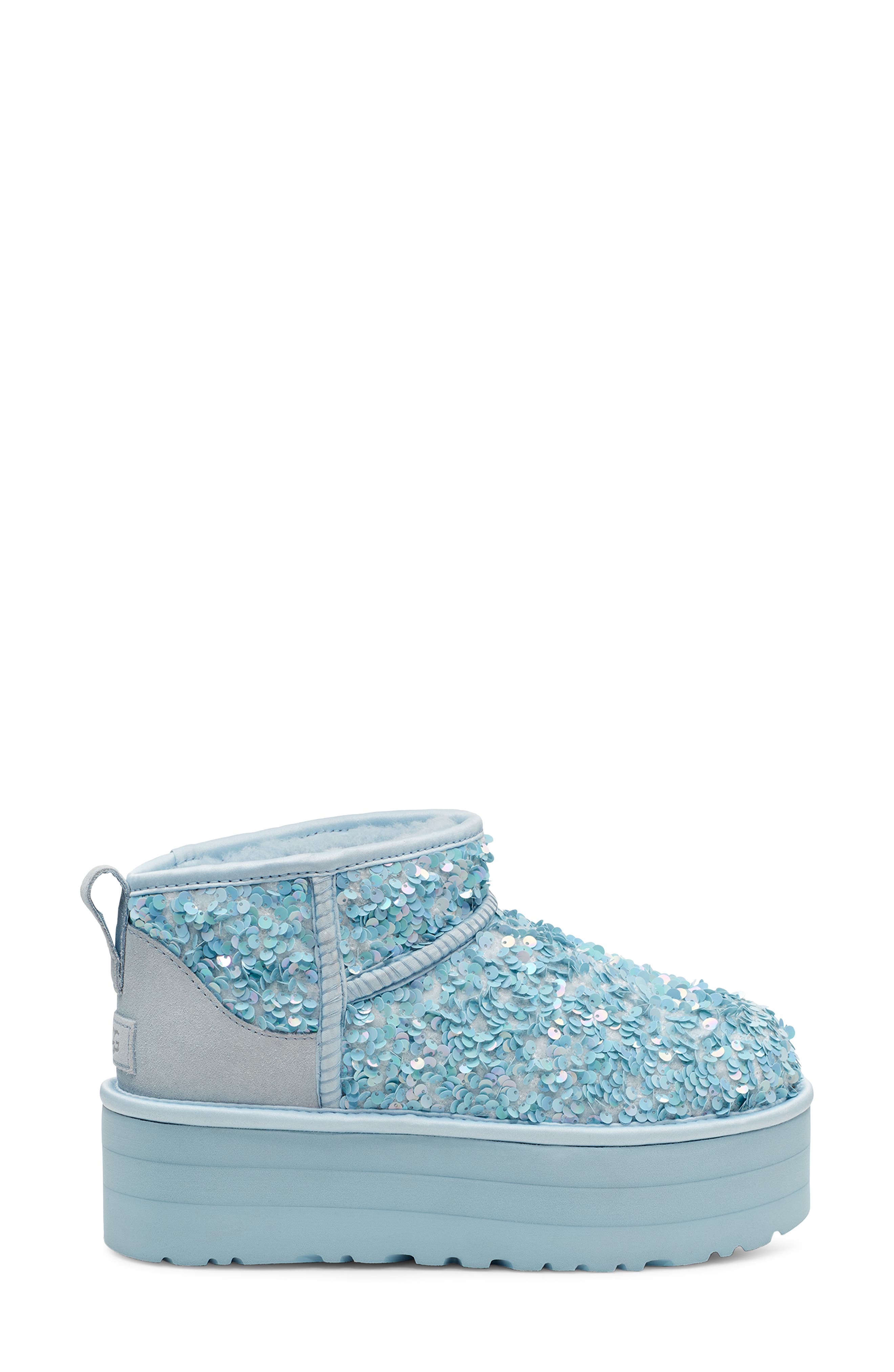 Ultra Mini Chunky Sequin Boot, Alternate, color, SEA BREEZE