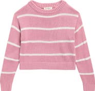 Jessica Simpson Kids' Stripe Crewneck Sweater