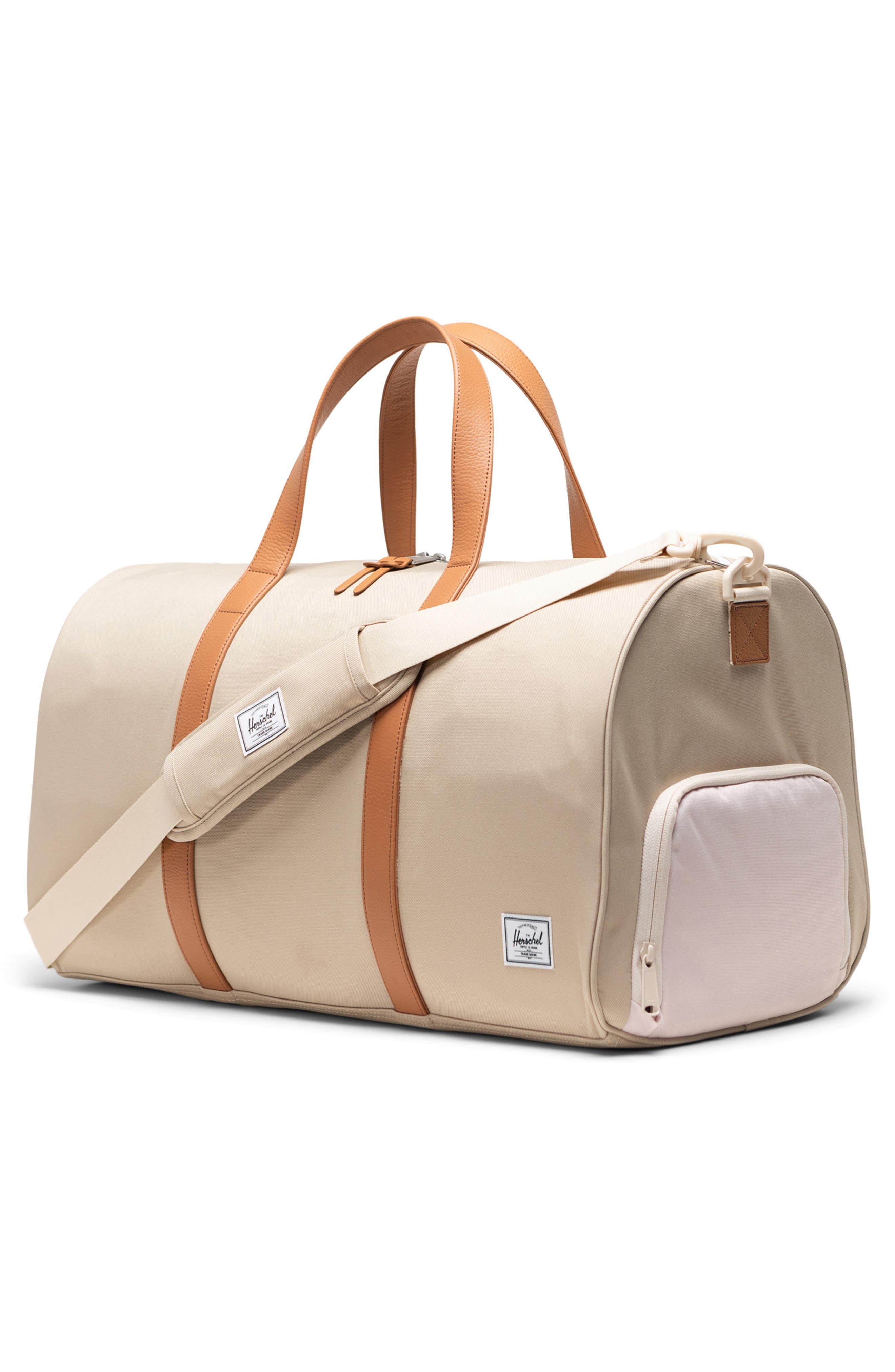 Herschel Supply Co. Novel Duffle Bag, Alternate, color, Eucalyptus/Whitecap Gray