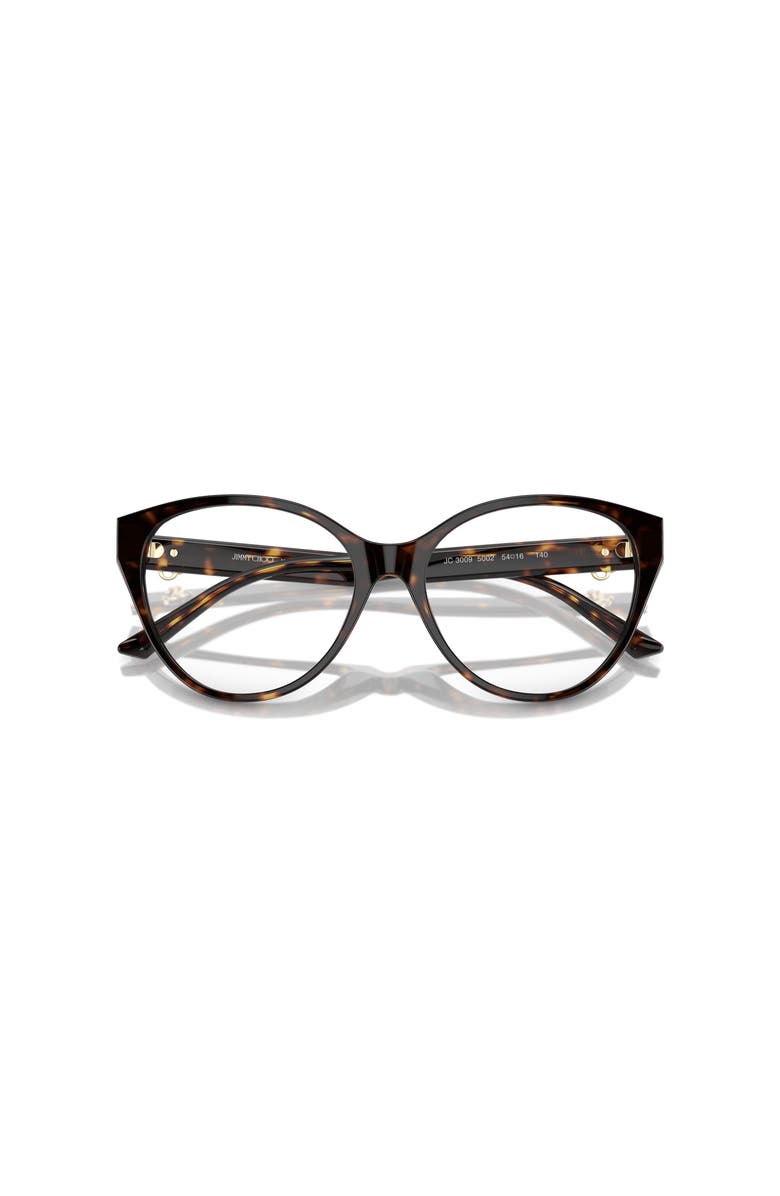 Jimmy Choo 52mm Phantos optical glasses, Alternate, color, Tortoise