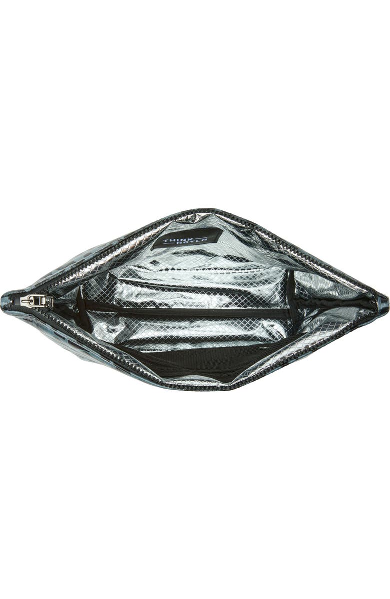 THINK ROYLN Travel Trio Organizational Pouches, Alternate, color, Smokey Leopard, Glossy Fuchsia