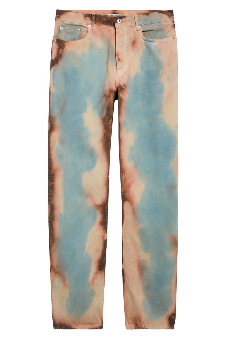 Straight Leg Jeans, Alternate, color, PEACH