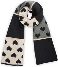 SAACHI Heart Colorblock Oversize Scarf