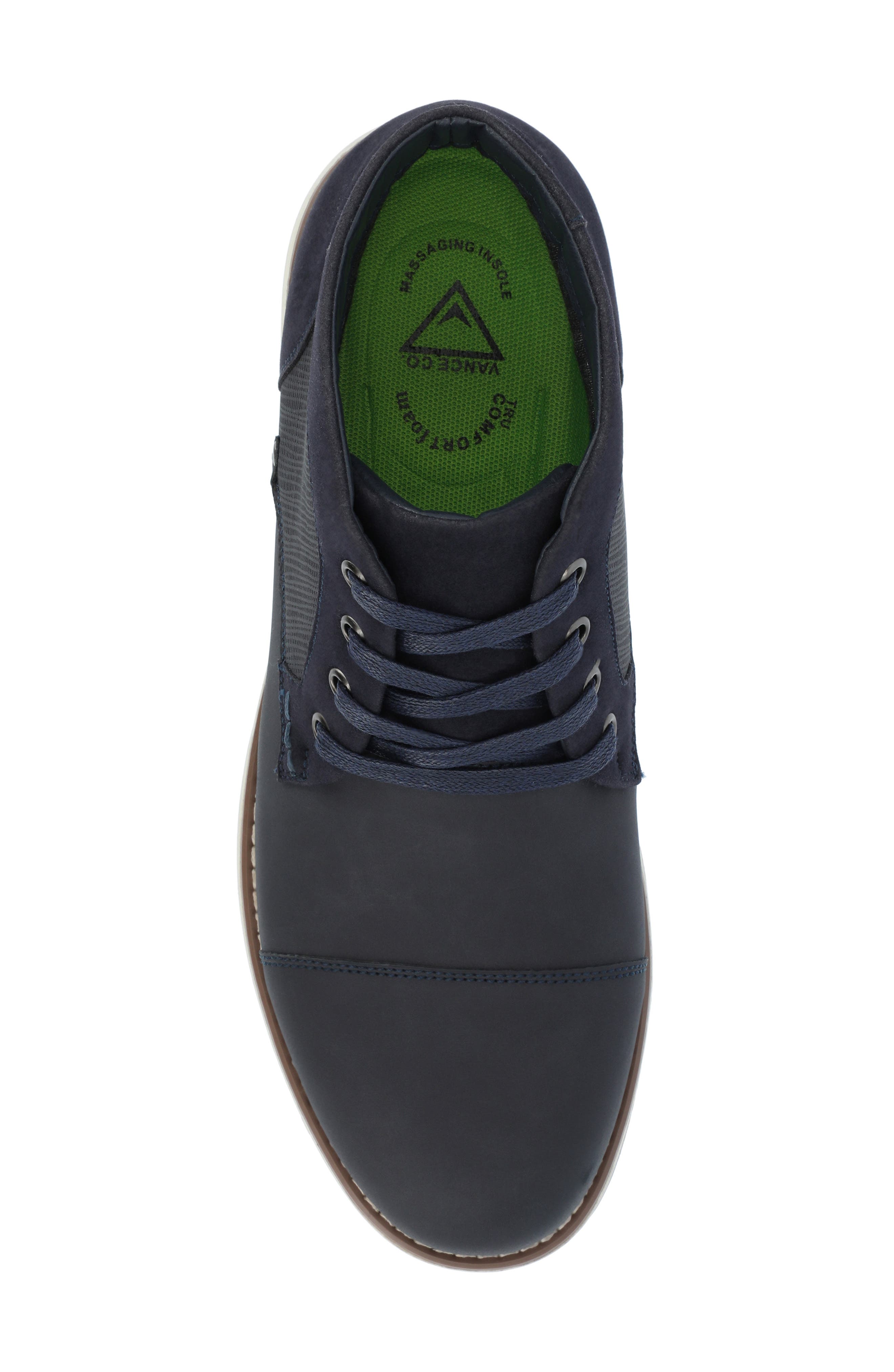 VANCE CO Austin Cap Toe Chukka Boot - Wide Width, Alternate, color, Navy