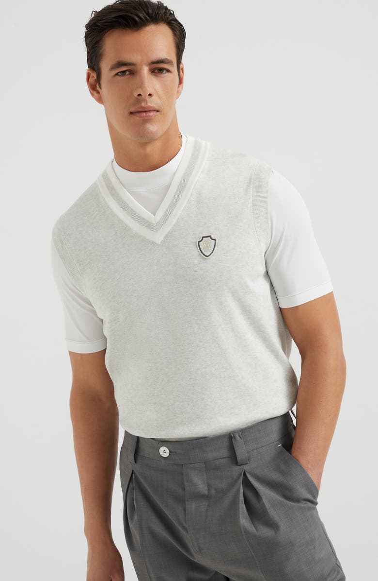 Brunello Cucinelli Cotton vest, Alternate, color, 